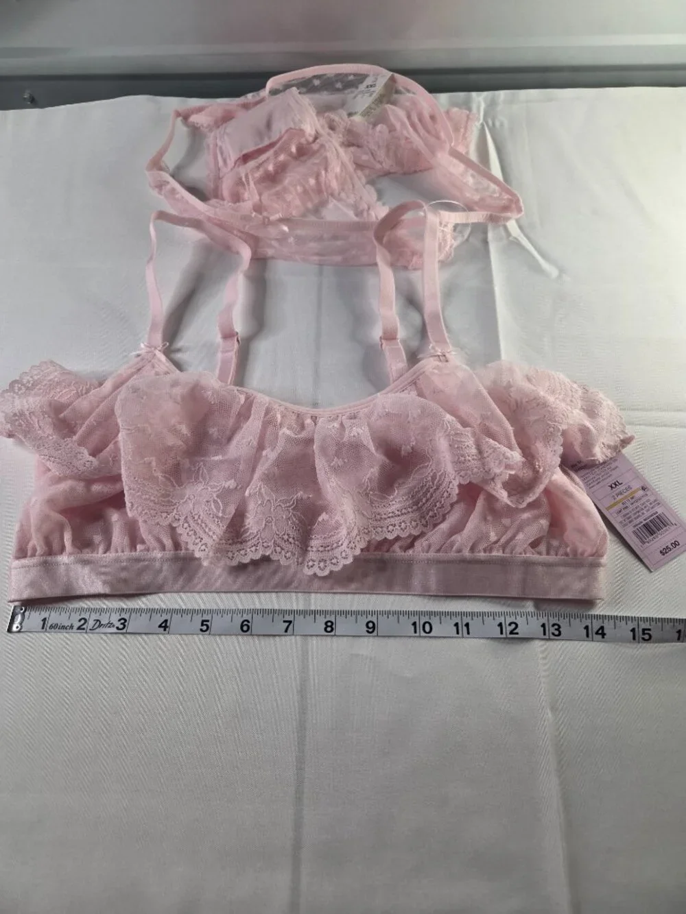 Wild‎ Fable Lace Mesh Lingerie Set Bundle XXL Pink Brown 2 Pack NWT